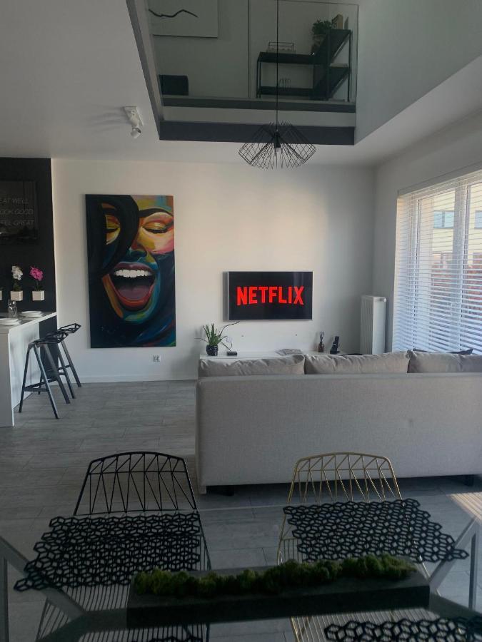 Ekskluzywny Penthouse Z Ogrodem W Centrum Lodzi Buitenkant foto